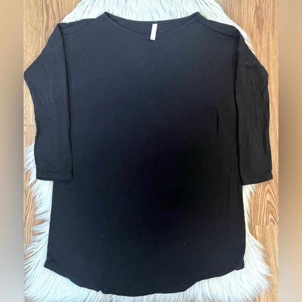 Honey And Lace Black Half Sleeve T-Shirt